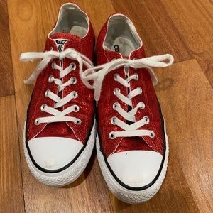 Converse sneakers. Used. Men’s 8. Women’s 10